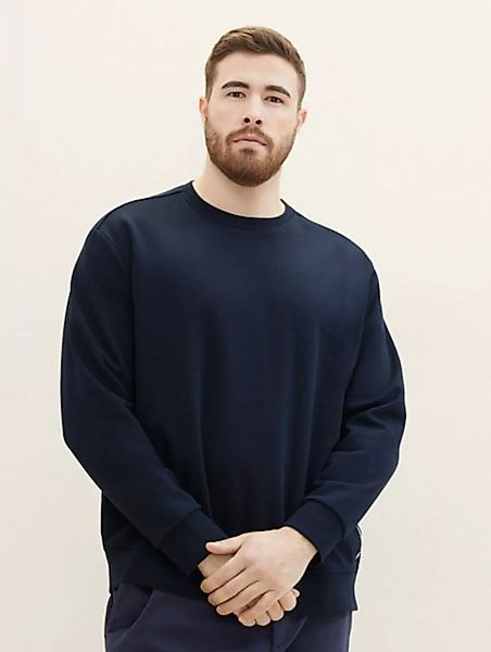 TOM TAILOR PLUS Hoodie Plus - Sweatshirt mit Logo Printdetails günstig online kaufen