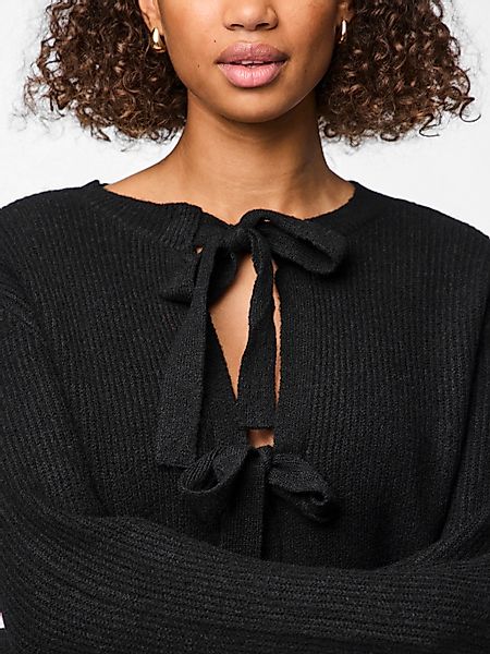 pieces Strickjacke "PCSILLY LS REV TIE KNIT NOOS BC" günstig online kaufen