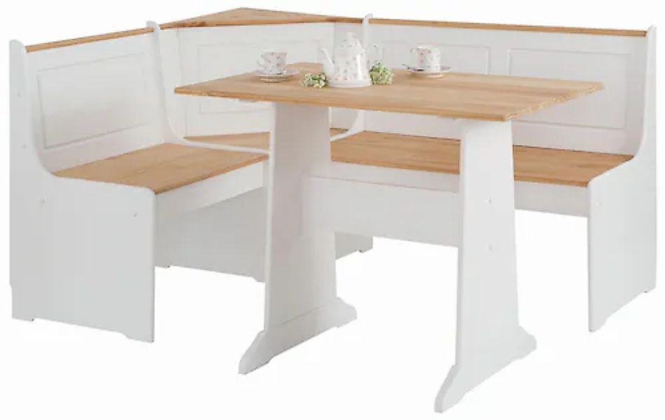 Home affaire Essgruppe »Sascha« 2 Stk. tlg. mit Tisch und Truhen-Eckbank, M günstig online kaufen