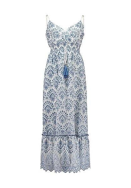 HaILY’S Sommerkleid Haily`s Sommerkleid mit Stickerei Falena Weiß Blau günstig online kaufen