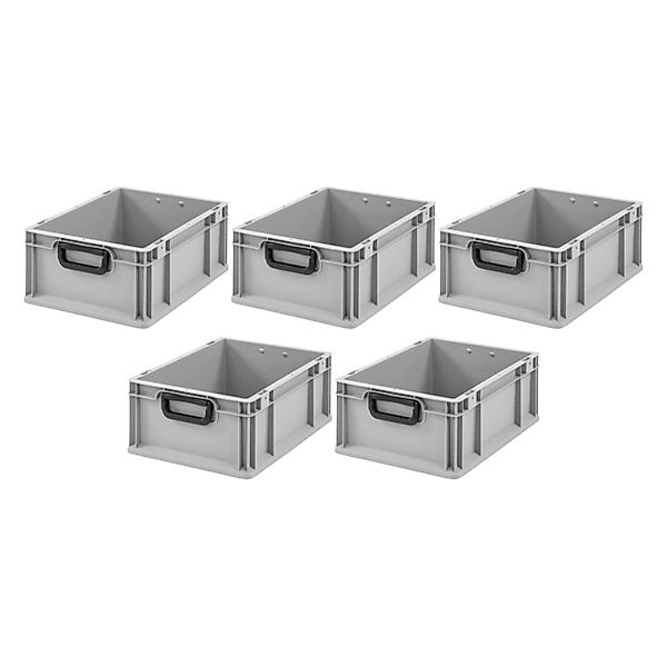 PROREGAL Spar Set 5x Eurobox Nextgen Portable Duo HxBxT 17 x 30 x 40 cm 16 günstig online kaufen