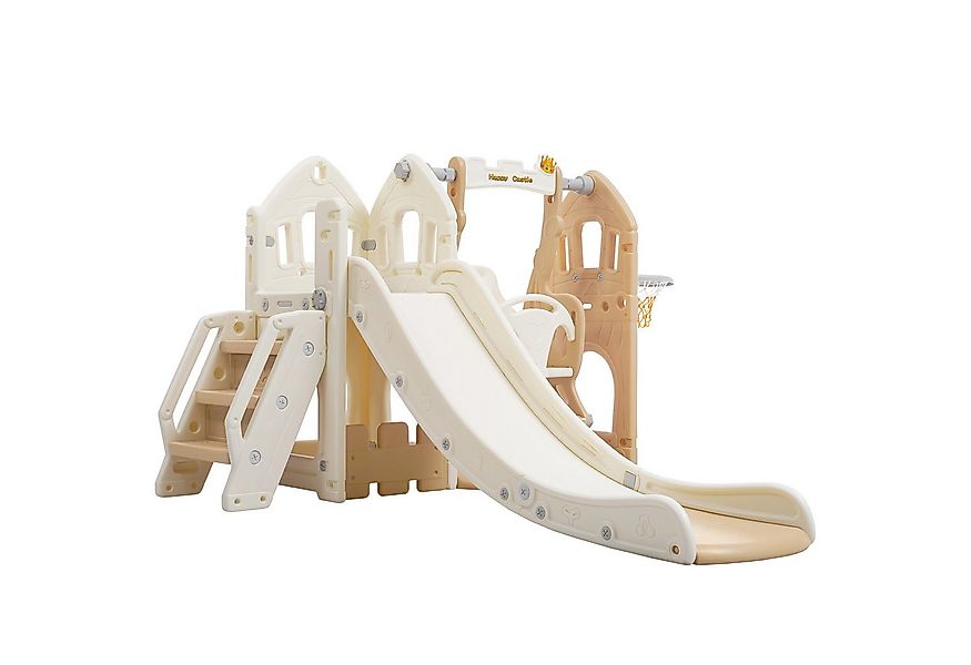 HAUSS SPOLE Rutsche 5-in-1-Kinderrutschenset mit Schaukel Rutsche, Klettern günstig online kaufen