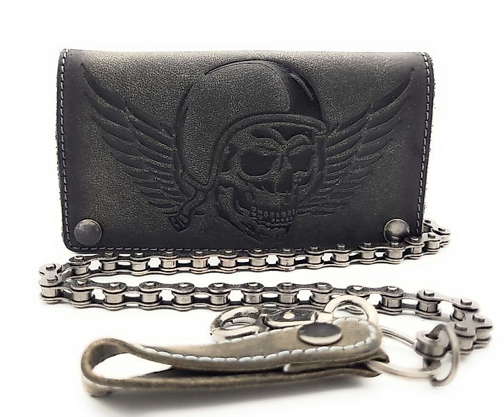 JOCKEY CLUB Geldbörse echt Leder Biker günstig online kaufen