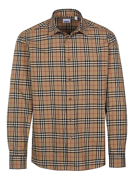 BURBERRY Langarmhemd Burberry SIMSON Hemd beige günstig online kaufen