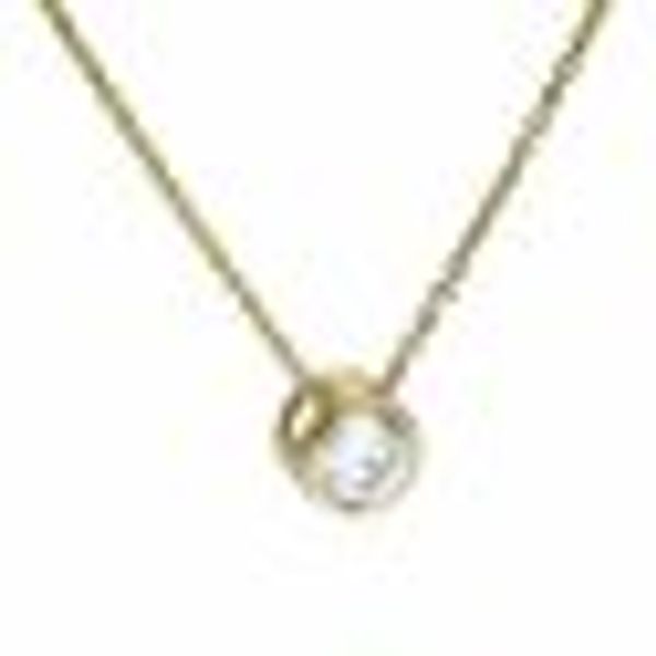 Halskette 375/- Gelbgold Zirkonia günstig online kaufen