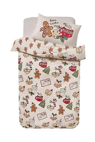 Next Bett-Set Bettbezug und Kissenbezug mit Weihnachtsmotiv, Bezug: Polyest günstig online kaufen