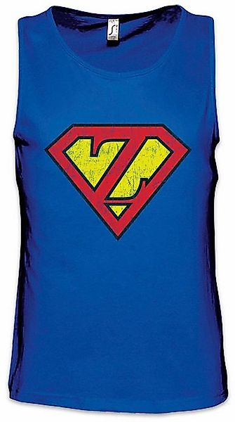 Urban Backwoods Tanktop Super Z Ärmelloses T-Shirt Buchstabe Initialen Vorn günstig online kaufen