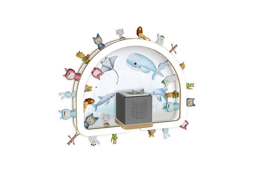 Holzura Kinderregal Tonie Regal Regenbogen mit magnetischem Rahmen für Toni günstig online kaufen