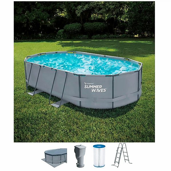 SummerWaves Framepool "Active Frame", (Set, 6 tlg.), BxLxH: 305x488x107 cm günstig online kaufen