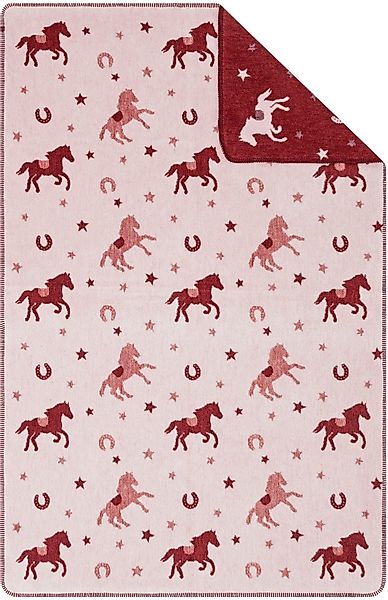 Kinderdecke Kuscheldecke s.Oliver Junior Pferde, s.Oliver, günstig online kaufen