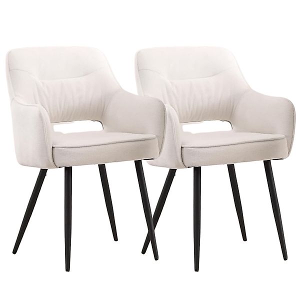 WAHSON OFFICE CHAIRS Esszimmerstuhl Gepolsterte Chenille-Essstühle günstig online kaufen