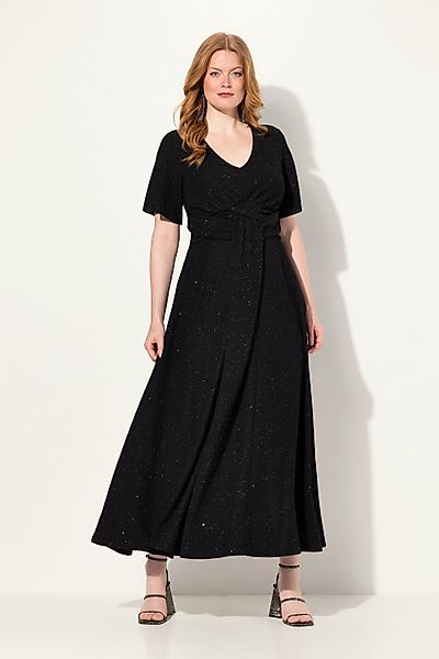 Ulla Popken Abendkleid Abendkleid A-Linie Glanz-Effekt günstig online kaufen