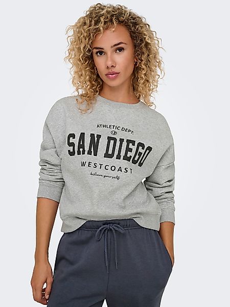 ONLY Sweatshirt ONLSWEAT L/S CREW OVERSIZE günstig online kaufen