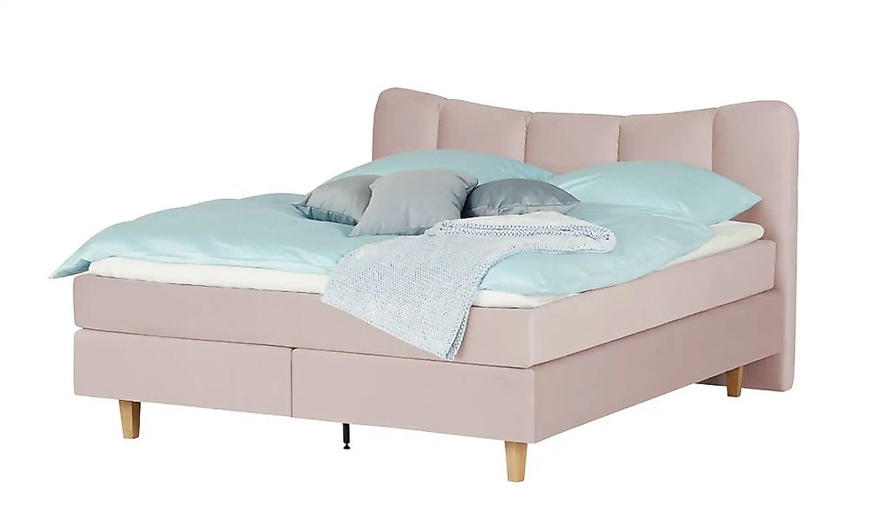 Boxspringbett  Dalur ¦ rosa/pink ¦ Maße (cm): B: 160 H: 110 Betten > Boxspr günstig online kaufen