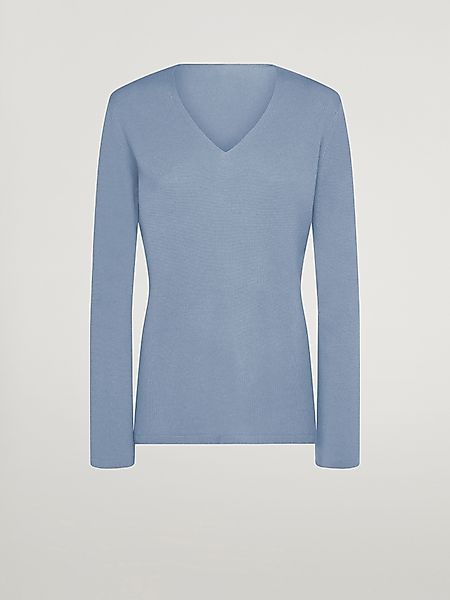 Wolford - Cashmere A Shape Top Long Sleeves, Frau, tempest, Größe: XS günstig online kaufen