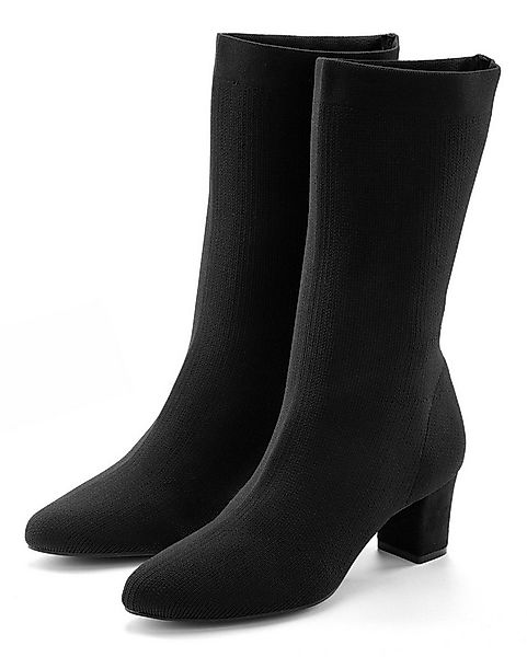 LASCANA Sock-Boot, Schlupf-Stiefel, Ankle Boots Stiefelette aus elastischem günstig online kaufen