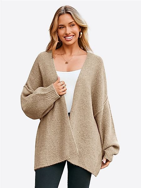 Imily Bela Cardigan Damen Lockerer Gestrickte Strickjacke (Packung, 1-tlg., günstig online kaufen
