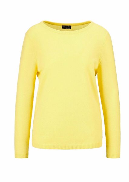 GOLDNER Strickpullover "Kurzgröße Kaschmirpullover mit U-Boot Ausschnitt" k günstig online kaufen