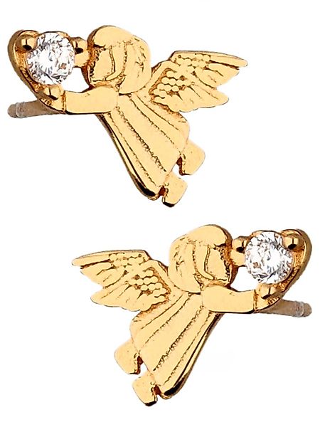 Goldene Hufeisen Paar Ohrstecker Ohrringe Gold günstig online kaufen