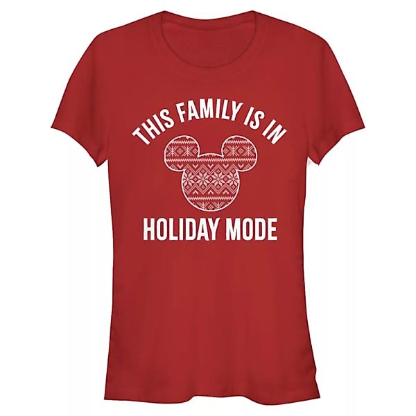 Disney Classics - Micky Maus - Micky Maus Family Holiday Mode - Frauen T-Sh günstig online kaufen