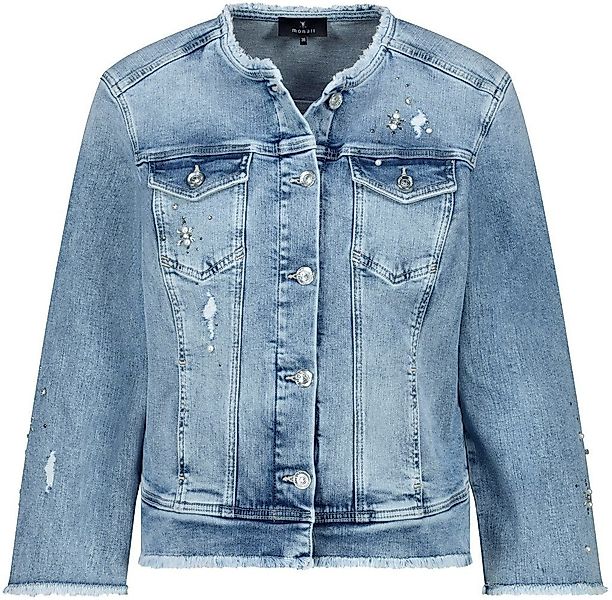Monari Strickfleecejacke günstig online kaufen
