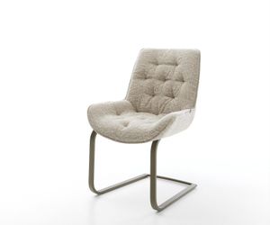 DELIFE Polsterstuhl Taimi-Flex, Freischwinger flach Effektfinish günstig online kaufen