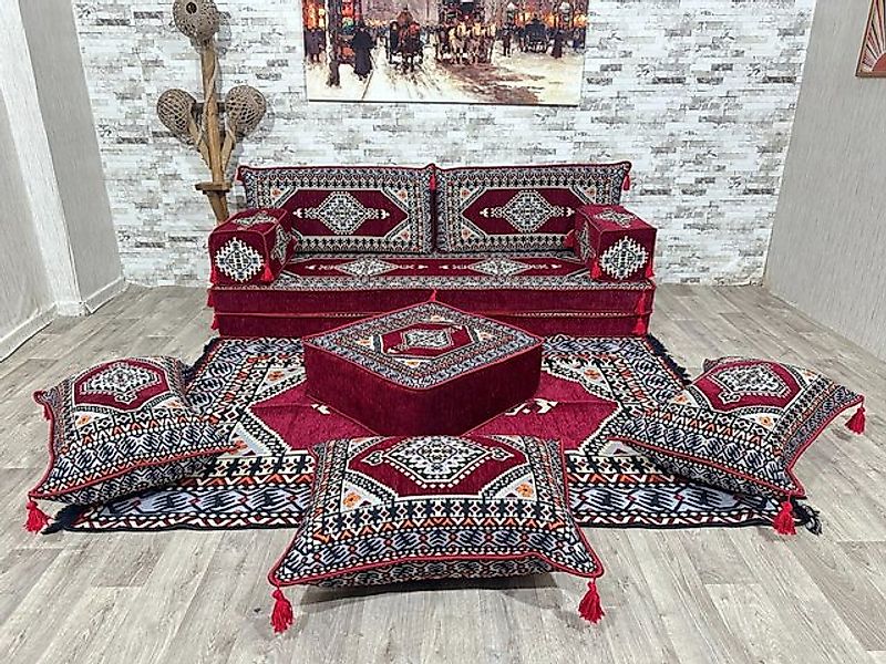 CaddeBuy Sofa Terrassen-Palettensofa, Orientalische Sitzecke, Sitzkissen, S günstig online kaufen