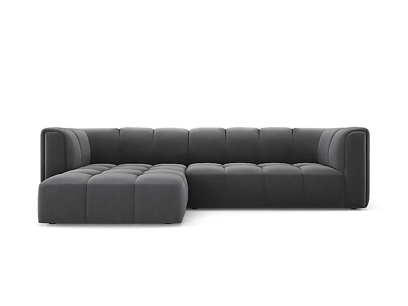 Milo Casa | Ecksofa Francesca Samt links 3-Sitzer günstig online kaufen
