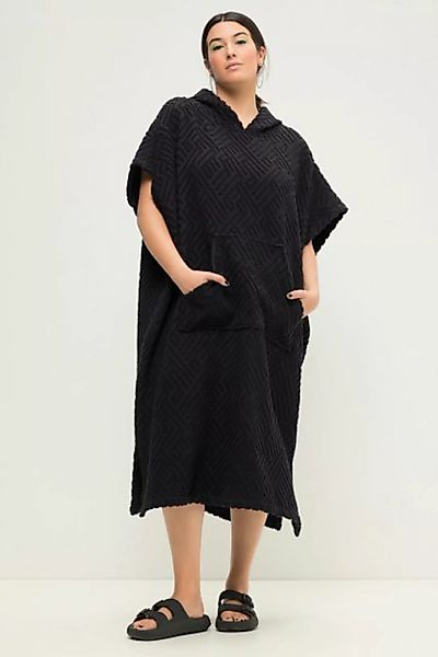 Studio Untold Sommerkleid Badeponcho Boxy Shape Frottee Kapuze günstig online kaufen