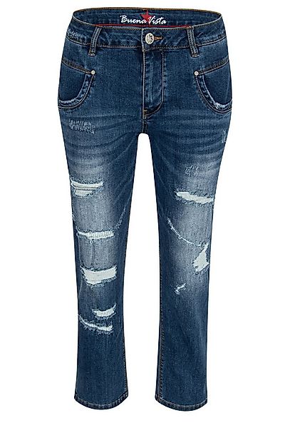 Buena Vista Stretch-Jeans BUENA VISTA ANNA C 7/8 STRAIGHT destroyed repair günstig online kaufen