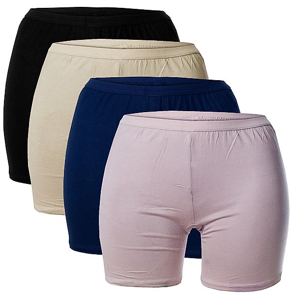Bongual Pagenschlüpfer Longshorts Langbeinunterhose Schlüpfer (4er-Pack) günstig online kaufen