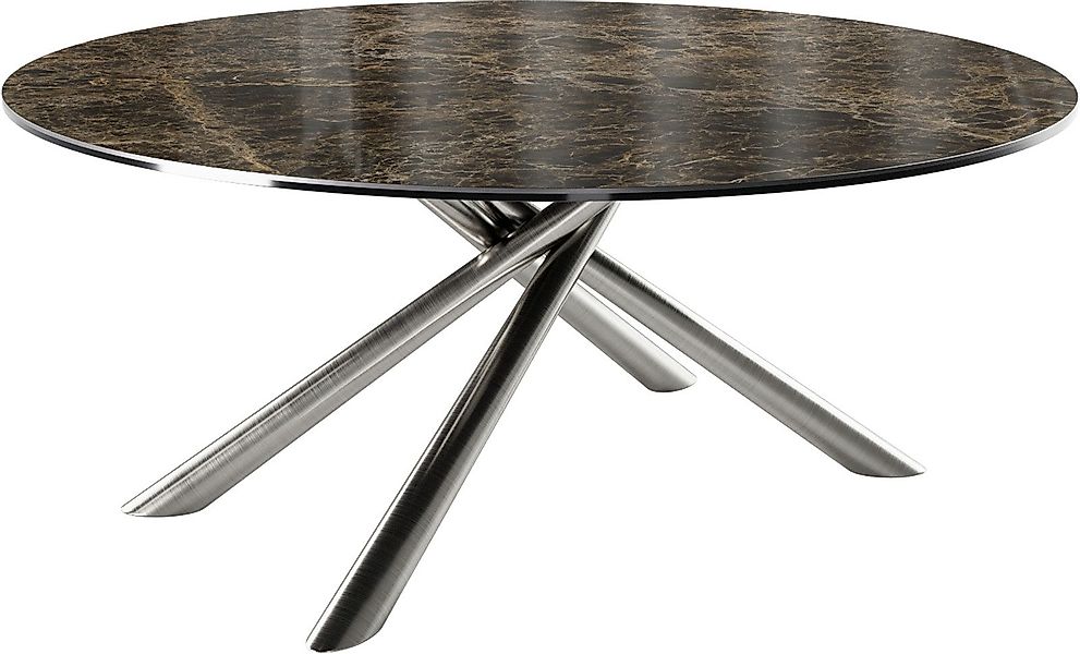 DELIFE Couchtisch Edge, Rund 100x100 cm günstig online kaufen