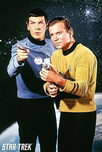 Close Up Poster Star Trek Poster Kirk & Spock 61 x 91,5 cm günstig online kaufen