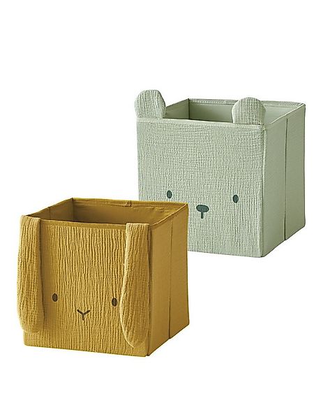 vertbaudet Aufbewahrungsbox 2er-Set Kinderzimmer Aufbewahrungsboxen günstig online kaufen