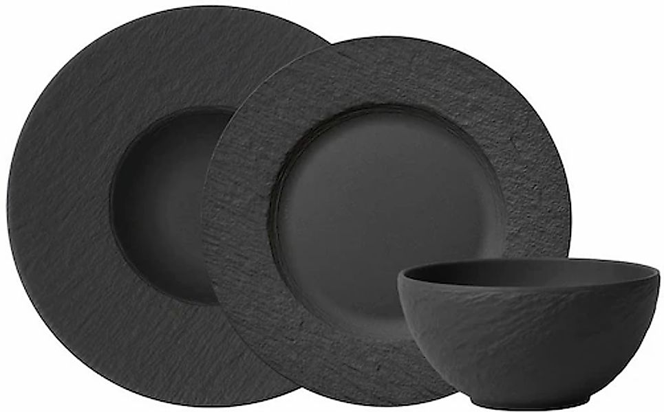 Villeroy & Boch Geschirr-Set »Manufacture Rock« Made in Germany, Fine China günstig online kaufen