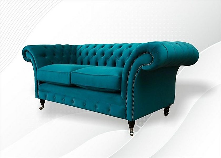 JVmoebel Chesterfield-Sofa Chesterfield-Sofa hochwertig Handarbeit massiv H günstig online kaufen