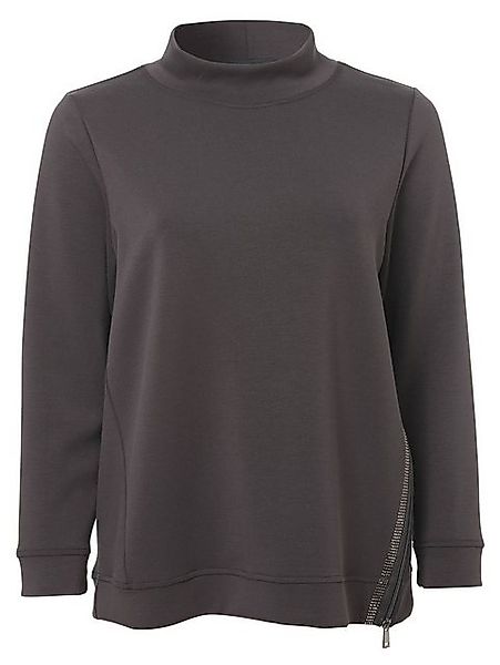 VIA APPIA DUE Sweatshirt Sportives Sweatshirt mit Schmucksteinen (1-tlg) im günstig online kaufen
