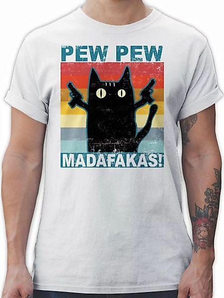 Shirtracer T-Shirt Pew Pew Madafakas pewpewpew Sprüche Statement günstig online kaufen