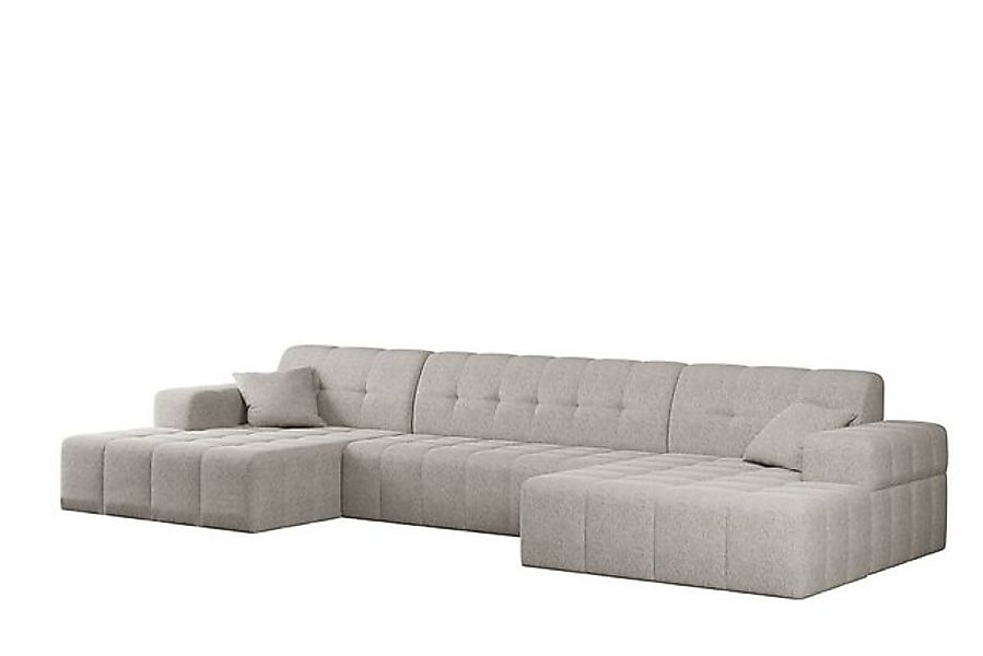 Friderik-EU Ecksofa BALIA U 350 cm – luxuriöses & komfortables U-Sofa Neve günstig online kaufen