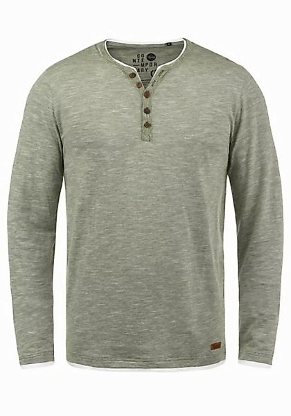 !Solid Longsleeve SDBelagos Langarmshirt im Double-Layer Look günstig online kaufen