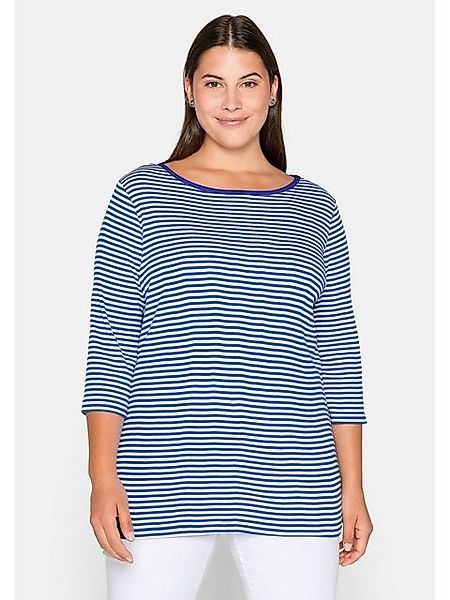 Sheego 3/4-Arm-Shirt Große Größen aus Rippware günstig online kaufen