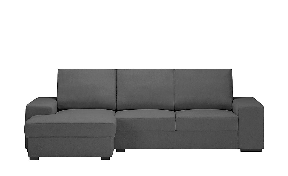 Ecksofa - grau - 92 cm - Polstermöbel > Sofas > Ecksofas - Möbel Kraft günstig online kaufen