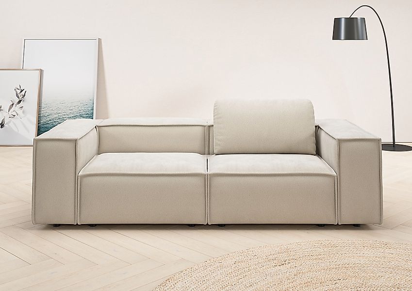 Home affaire 2-Sitzer "Watertown, modernes Sofa 246 cm breit, auch in Feinc günstig online kaufen