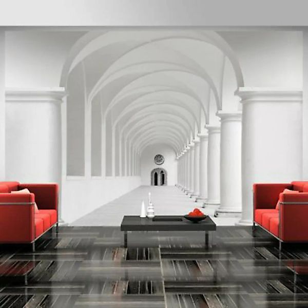 artgeist Fototapete Corridor of uncertainty schwarz/weiß Gr. 150 x 105 günstig online kaufen