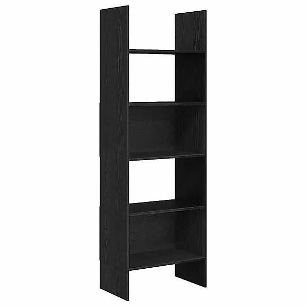 vidaXL Bücherregal Schwarz Eichen-Optik 60 x 35 x 180 cm Holzwerkstoff 8750 günstig online kaufen