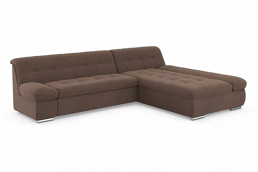 DOMO collection Ecksofa "Mona L-Form", wahlweise mit Bettfunktion günstig online kaufen