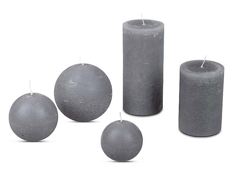 formano Kugelkerze Antik Grey günstig online kaufen