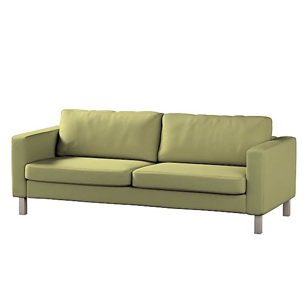 Bezug für Karlstad 3-Sitzer Sofa nicht ausklappbar, kurz, salbeigrün, Bezug günstig online kaufen