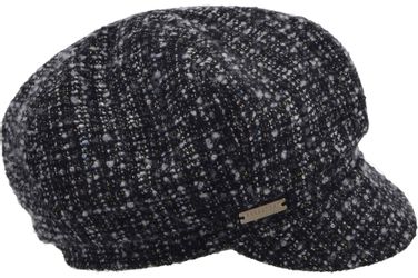 Seeberger Ballonmütze Tweedstoff Ballonmütze 19778-0 günstig online kaufen