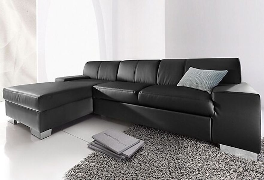 DOMO collection Ecksofa »Star, zeitlose Formensprache, elegante Optik, L-Fo günstig online kaufen
